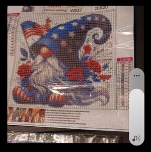 Patriotic Gnome Diamond Art Painting Kit 20x20